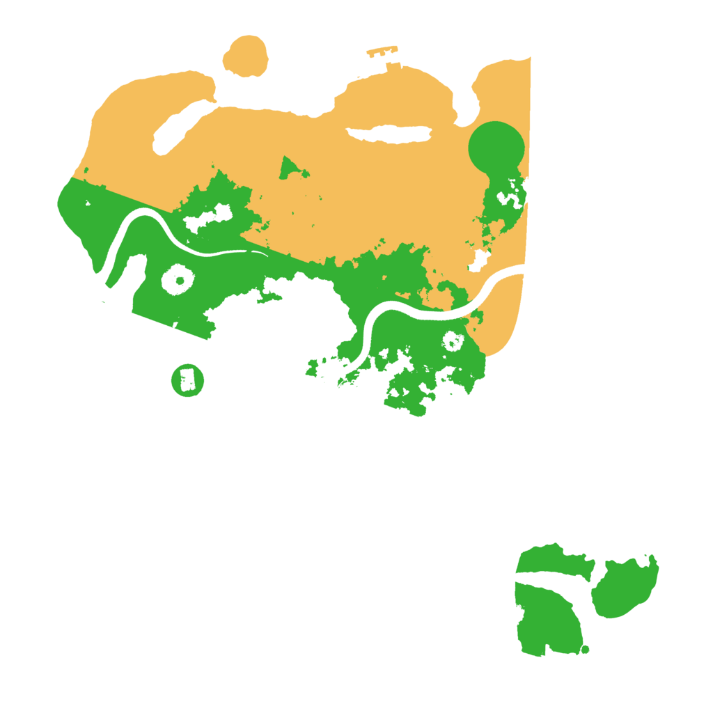 Biome Rust Map: Procedural Map, Size: 3500, Seed: 6841234