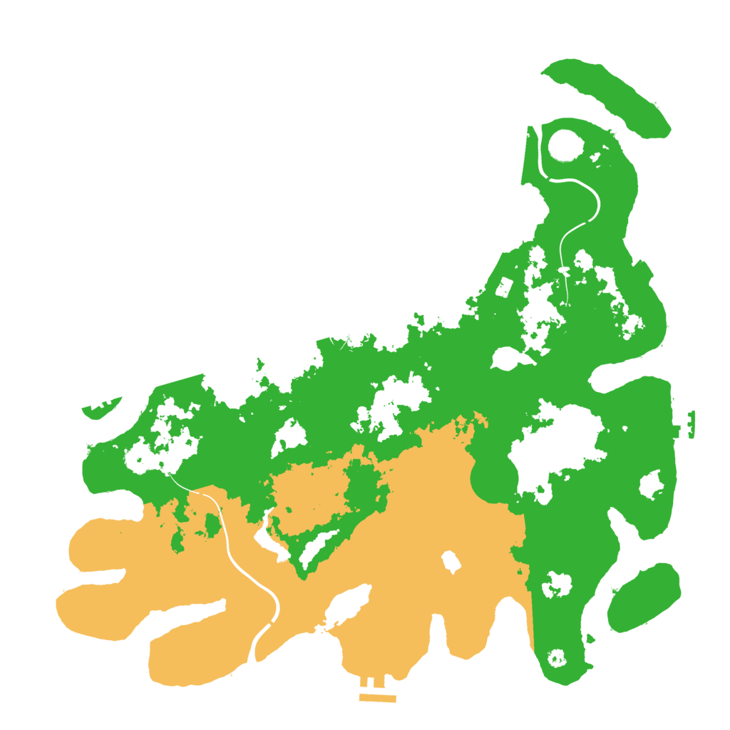 Biome Rust Map: Procedural Map, Size: 4000, Seed: 735481