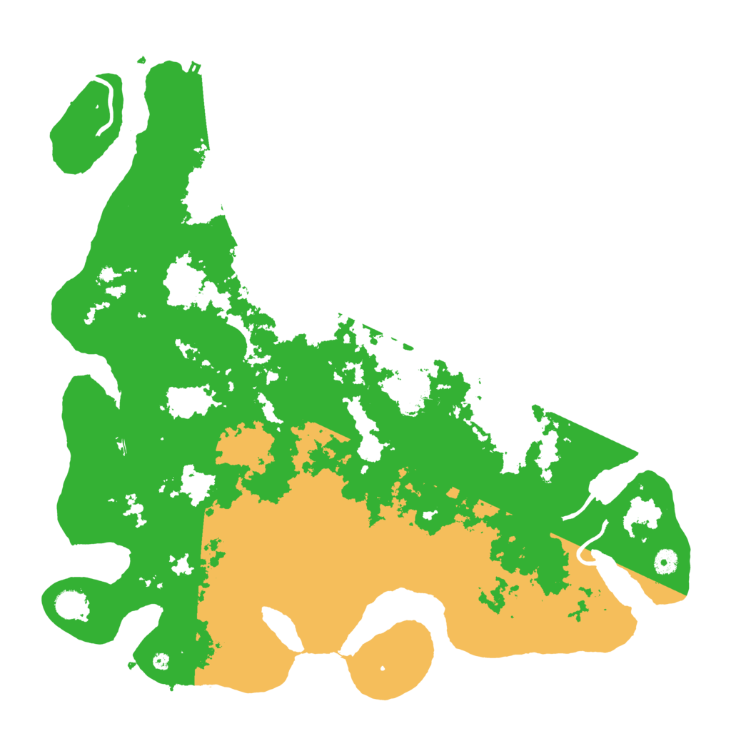 Biome Rust Map: Procedural Map, Size: 4500, Seed: 1156124