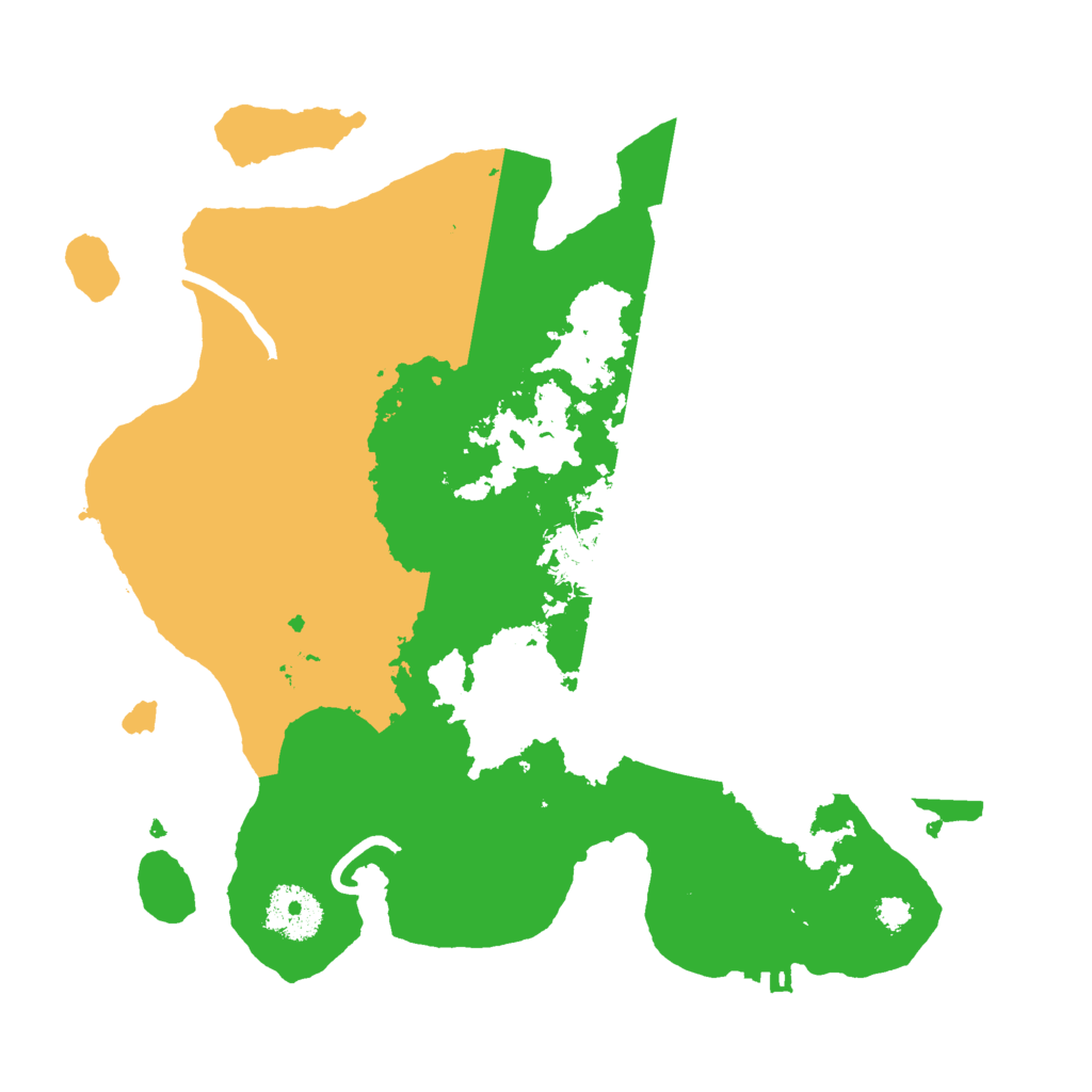 Biome Rust Map: Procedural Map, Size: 3000, Seed: 6523