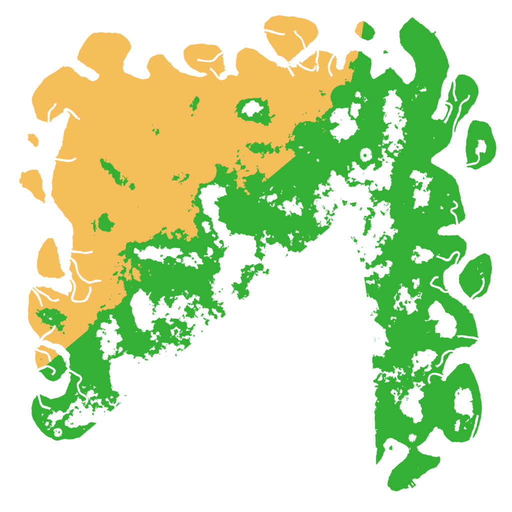 Biome Rust Map: Procedural Map, Size: 6000, Seed: 39375472