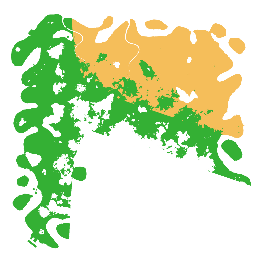 Biome Rust Map: Procedural Map, Size: 5000, Seed: 248426