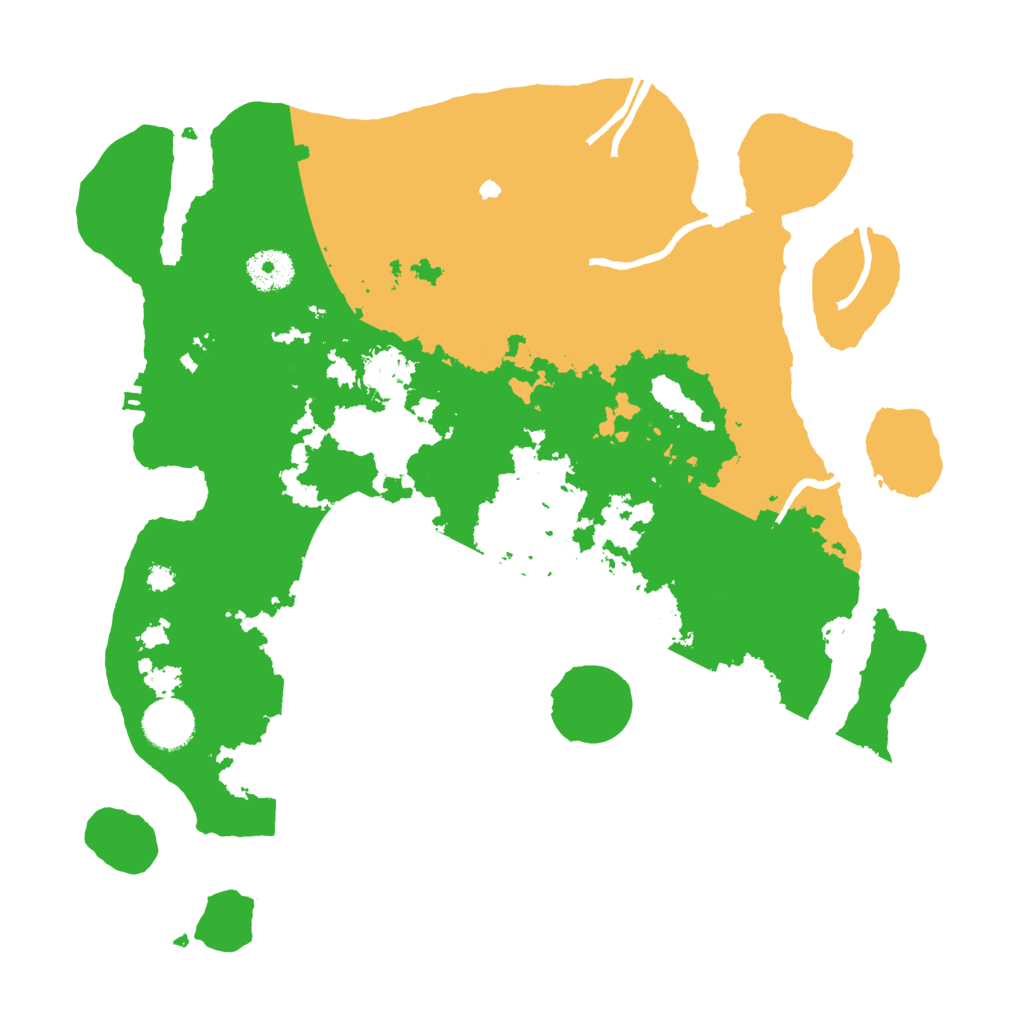 Biome Rust Map: Procedural Map, Size: 3500, Seed: 1210536526