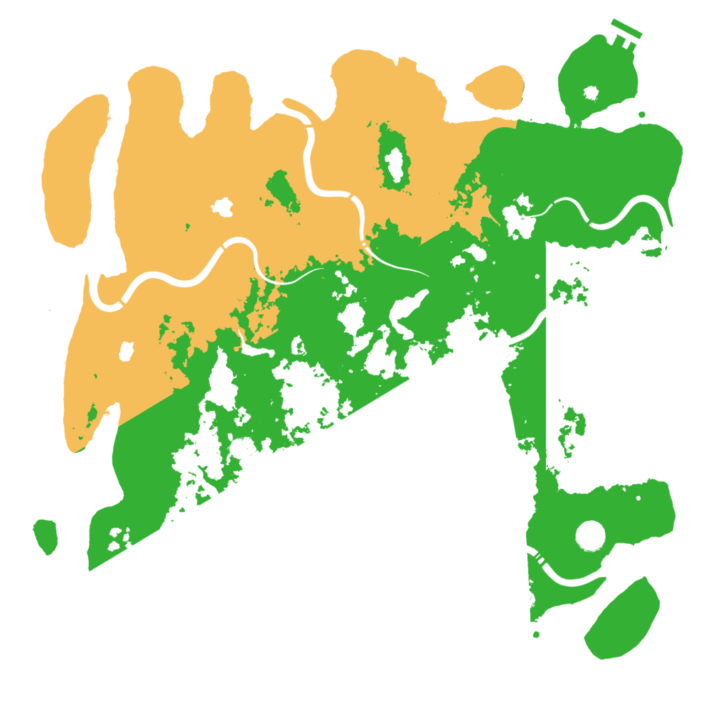 Biome Rust Map: Procedural Map, Size: 4500, Seed: 1479158880
