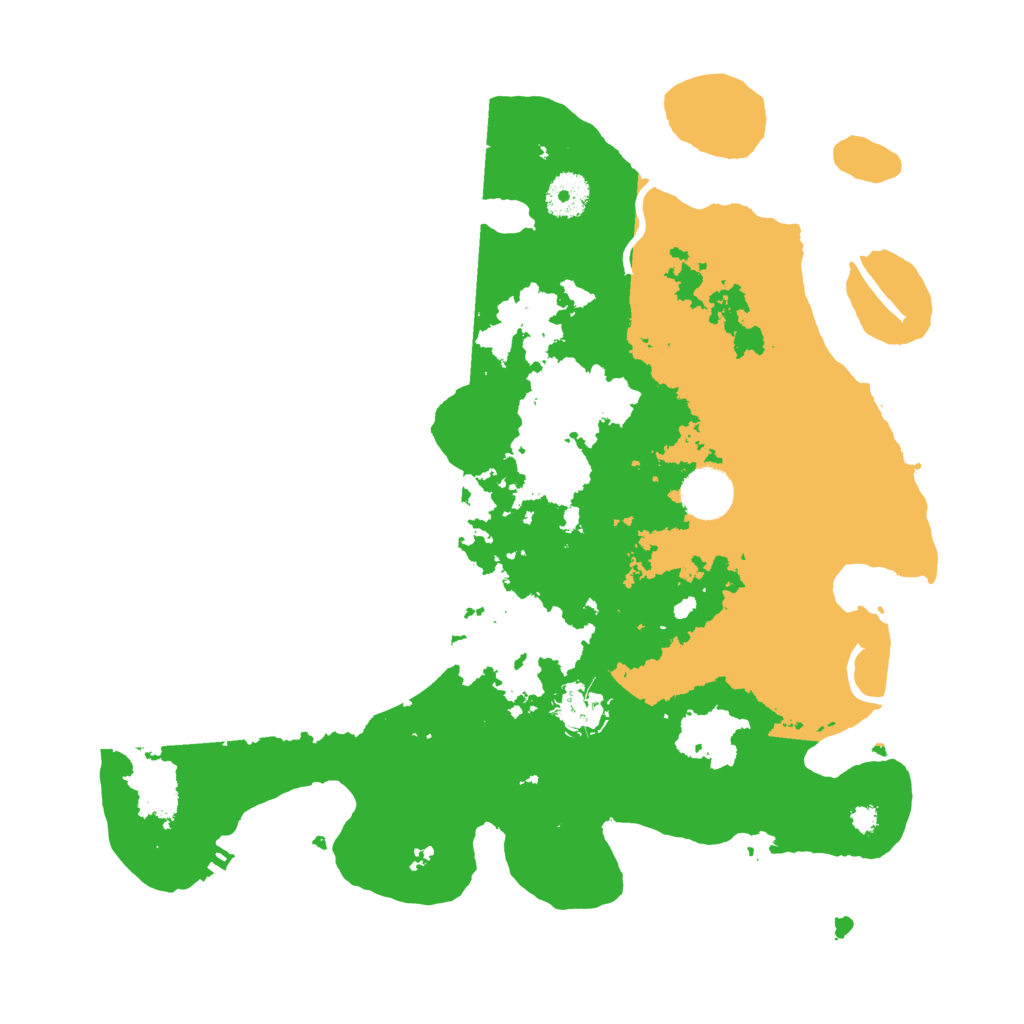 Biome Rust Map: Procedural Map, Size: 3500, Seed: 1791990