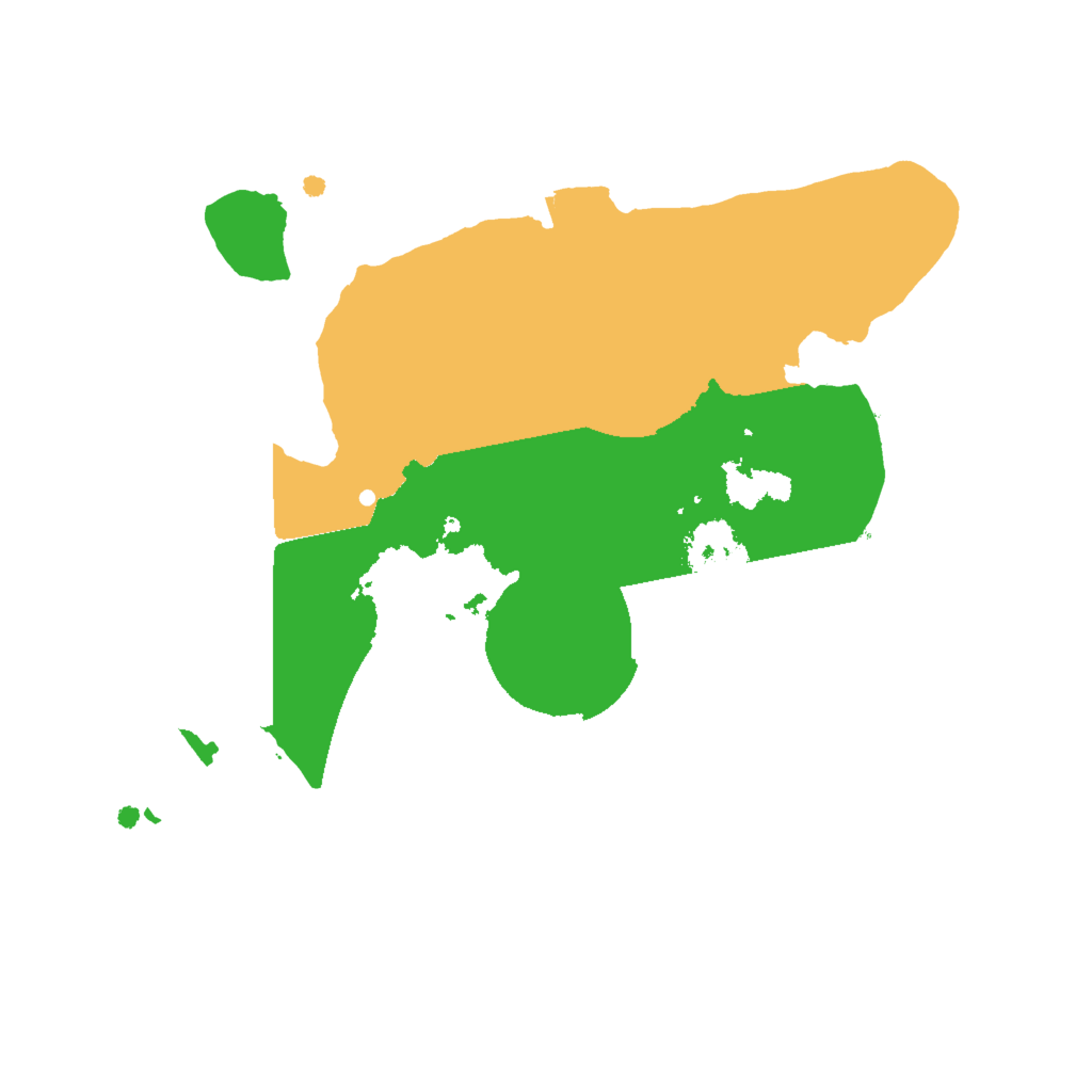 Biome Rust Map: Procedural Map, Size: 2000, Seed: 1231934381