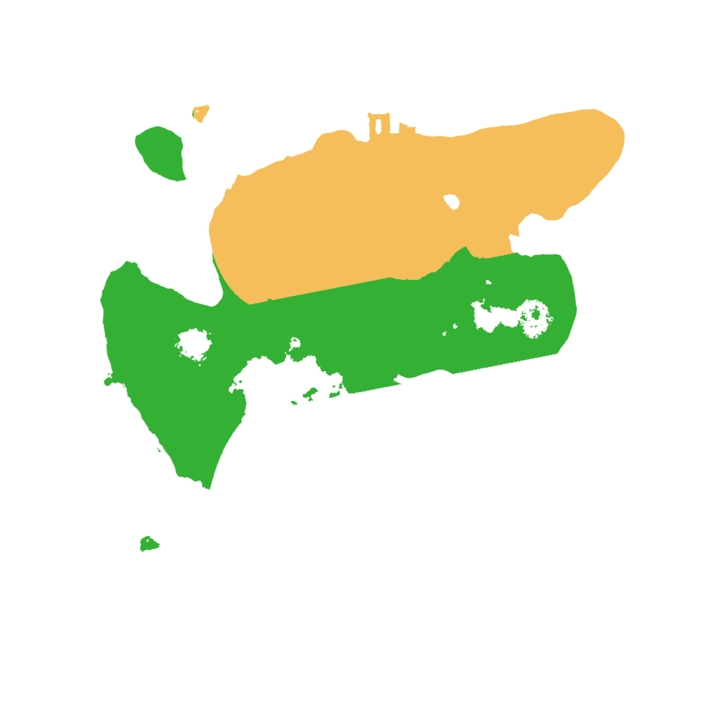 Biome Rust Map: Procedural Map, Size: 2000, Seed: 1231934381