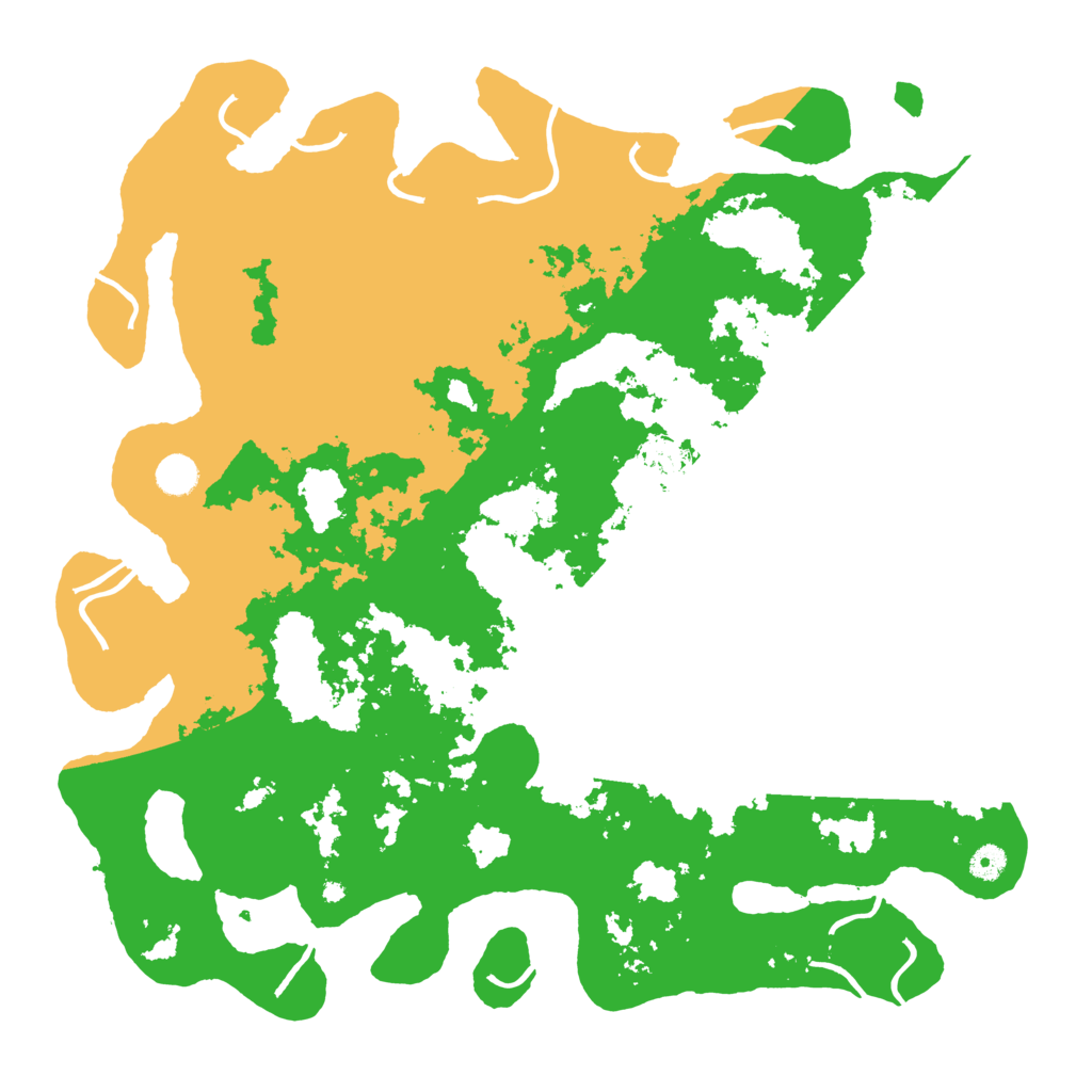 Biome Rust Map: Procedural Map, Size: 4600, Seed: 645660414