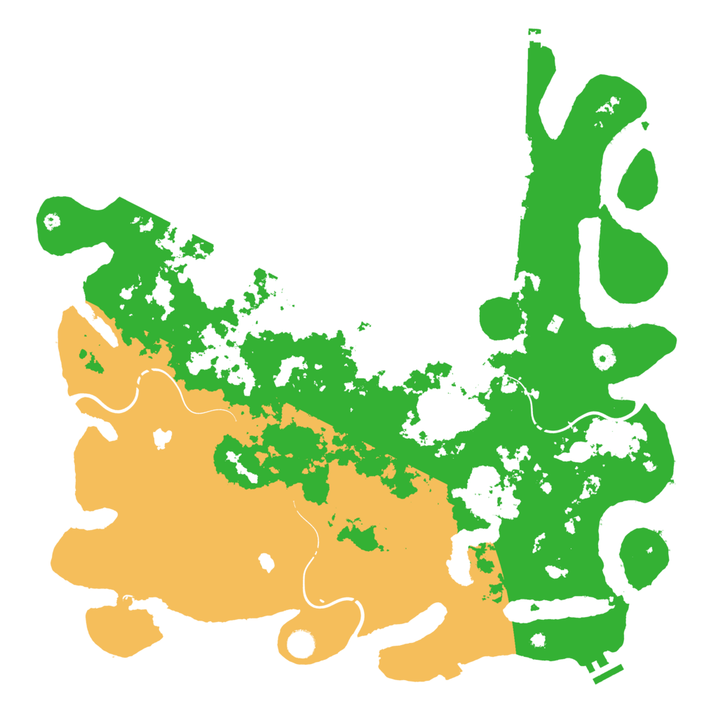 Biome Rust Map: Procedural Map, Size: 4500, Seed: 34567231