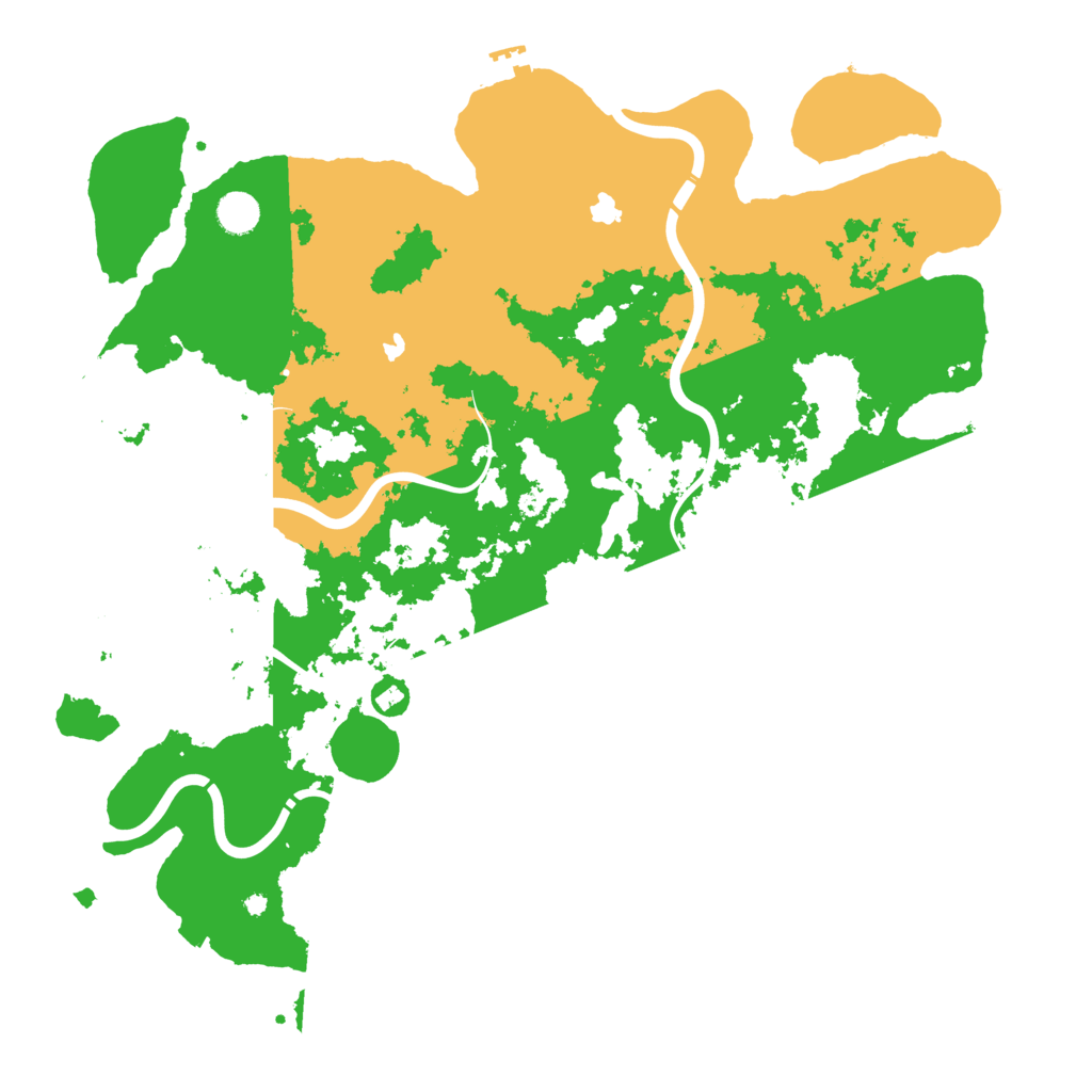 Biome Rust Map: Procedural Map, Size: 4500, Seed: 9985