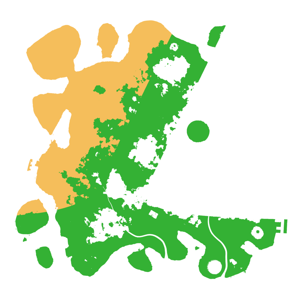 Biome Rust Map: Procedural Map, Size: 3700, Seed: 1379456025