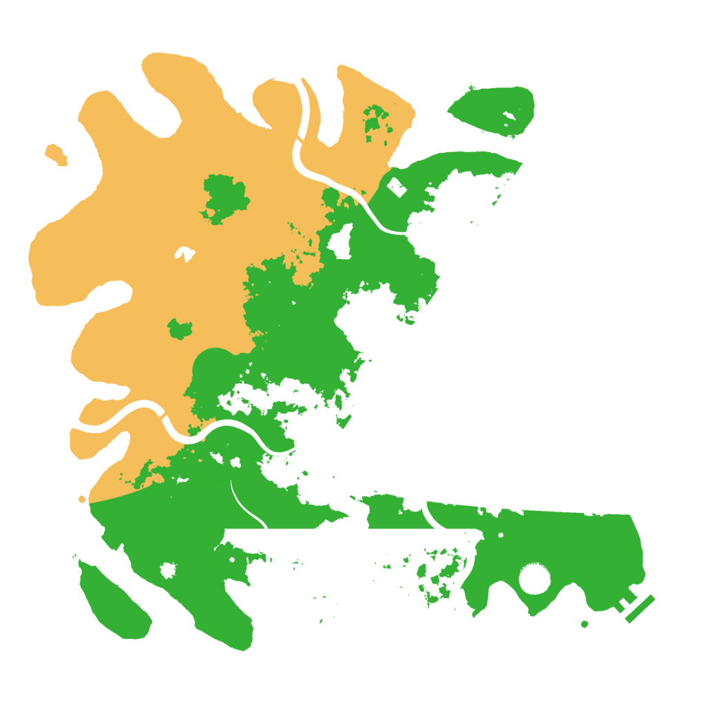 Biome Rust Map: Procedural Map, Size: 4000, Seed: 7889