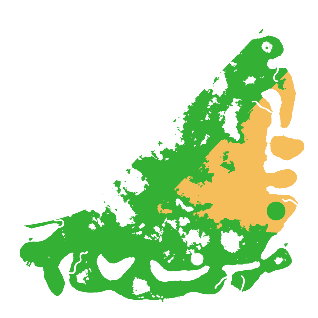 Biome Rust Map: Procedural Map, Size: 4500, Seed: 1891789633