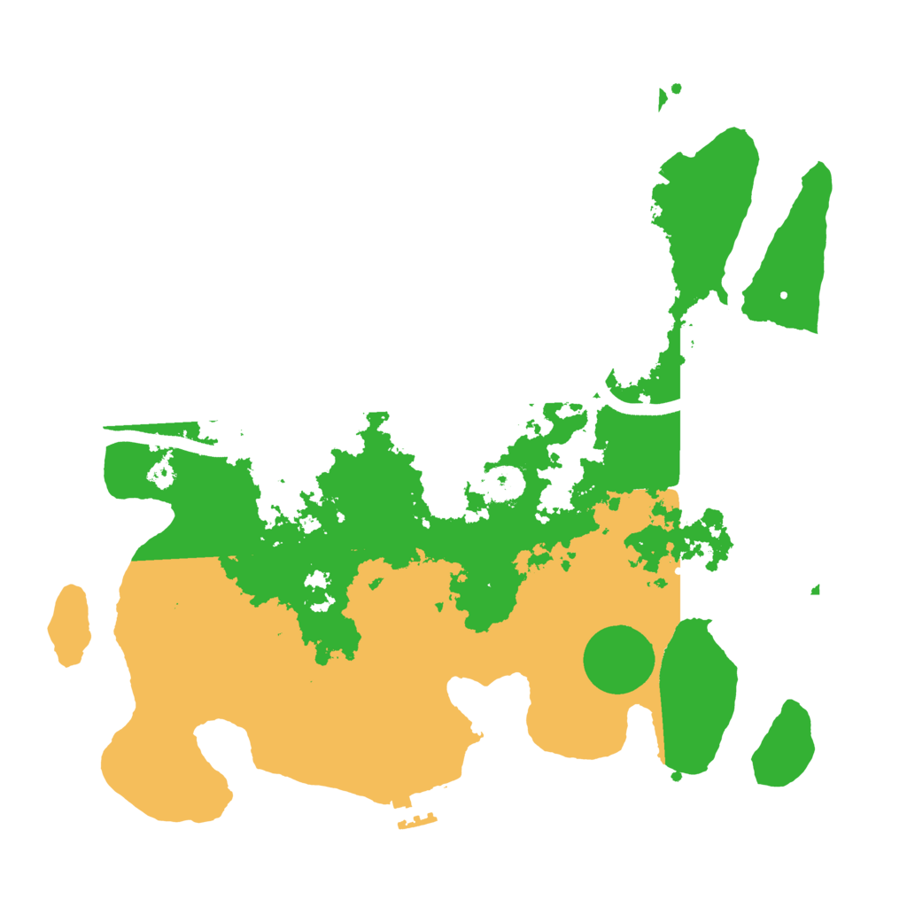Biome Rust Map: Procedural Map, Size: 3500, Seed: 1103