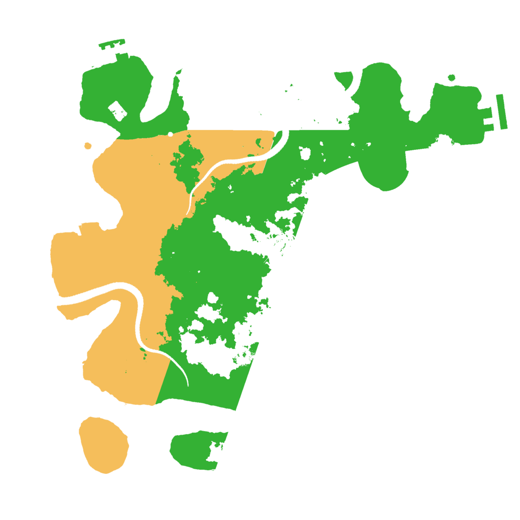 Biome Rust Map: Procedural Map, Size: 3000, Seed: 1733721628