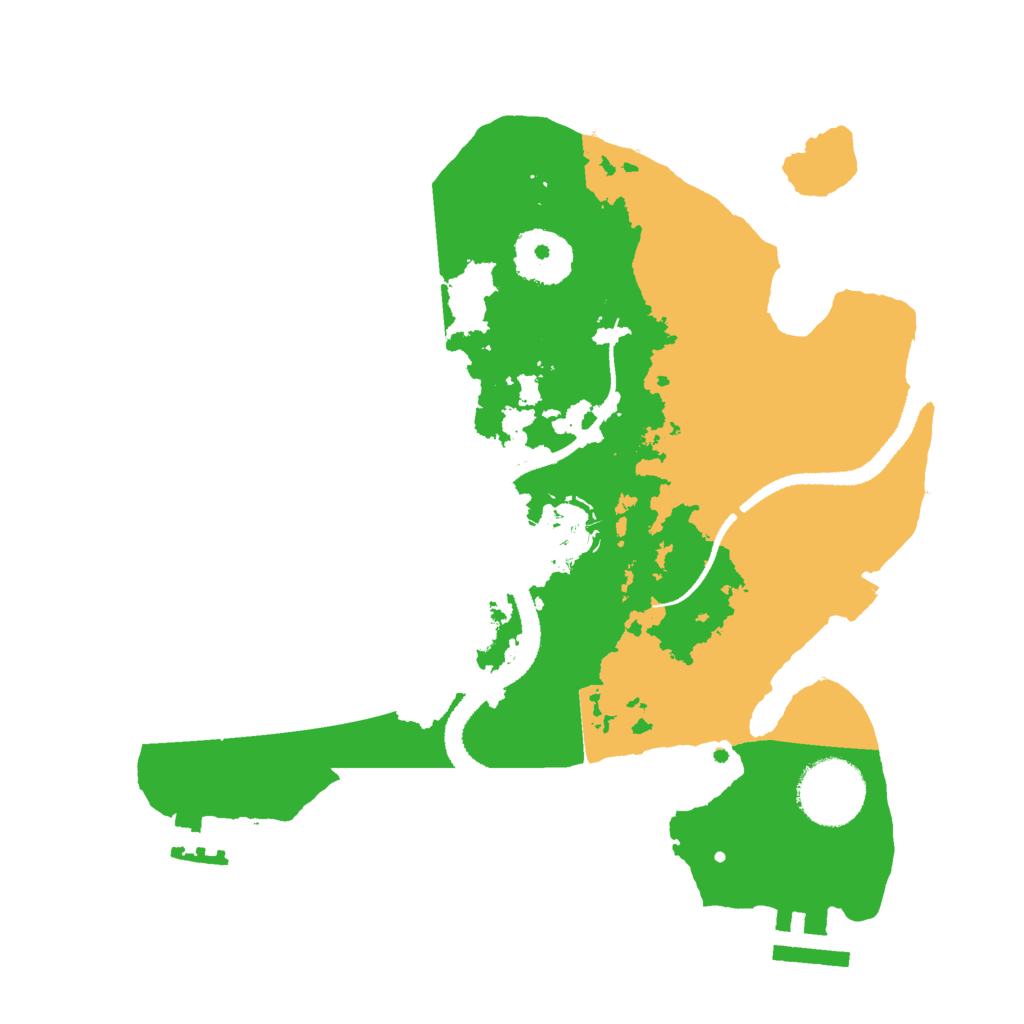Biome Rust Map: Procedural Map, Size: 2700, Seed: 100002