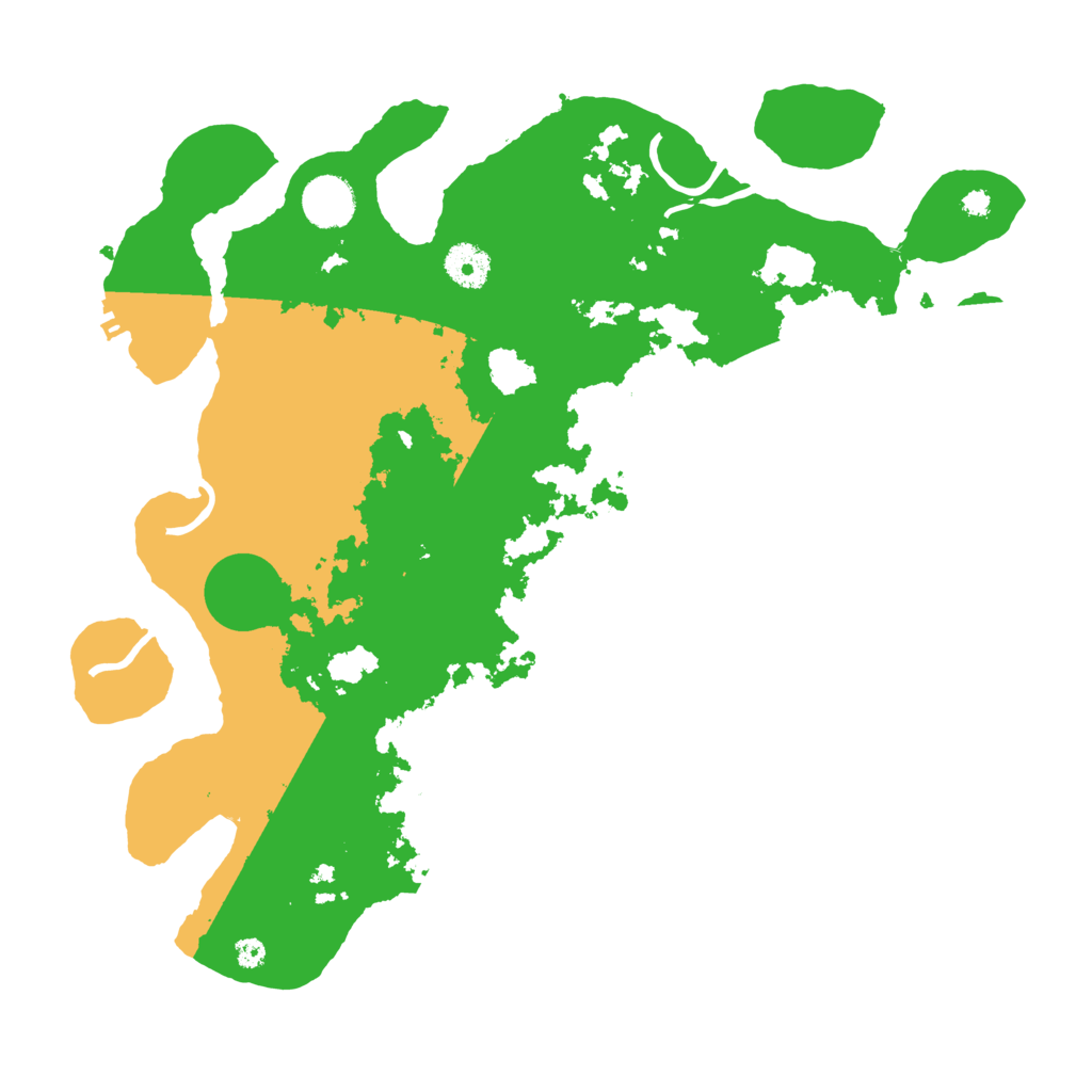 Biome Rust Map: Procedural Map, Size: 3700, Seed: 14833