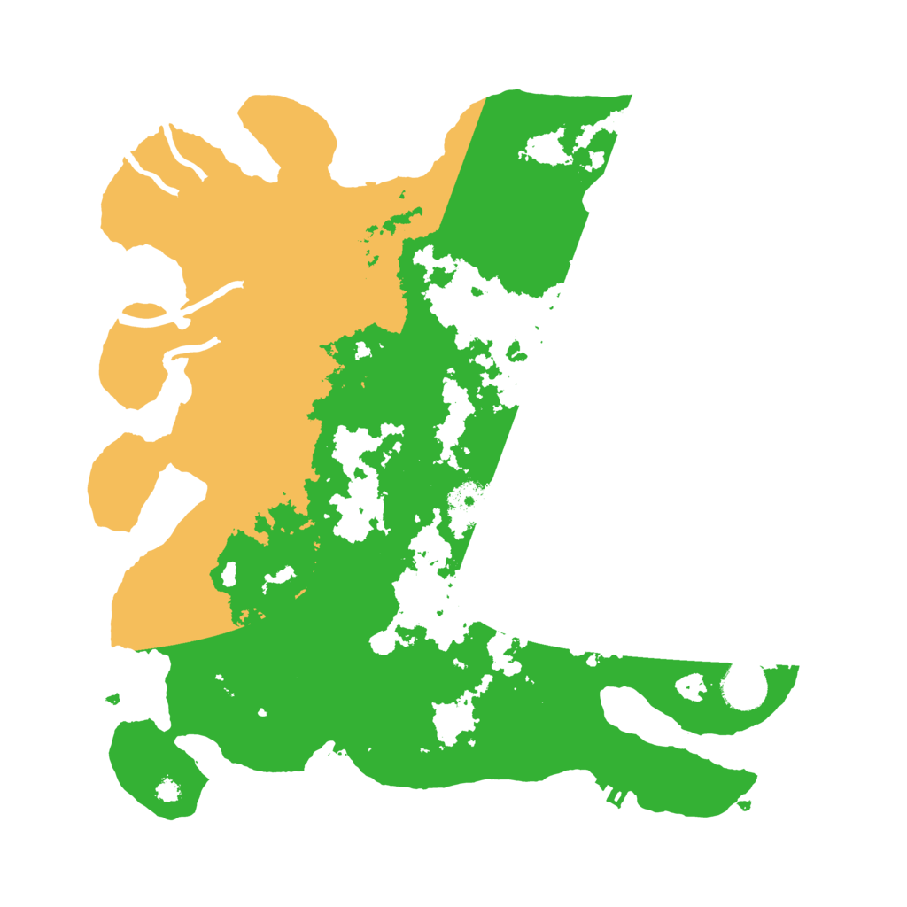 Biome Rust Map: Procedural Map, Size: 3500, Seed: 4818841