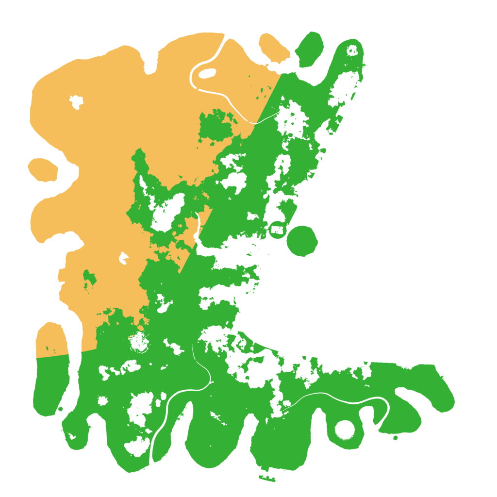 Biome Rust Map: Procedural Map, Size: 4500, Seed: 20221002