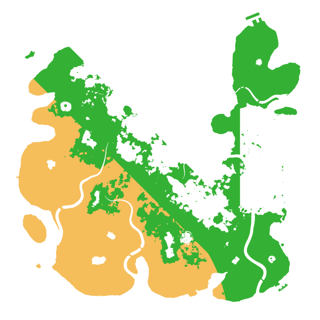 Biome Rust Map: Procedural Map, Size: 4500, Seed: 1626925556