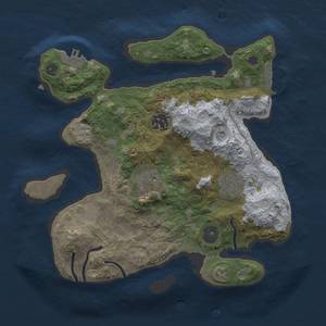 Thumbnail Rust Map: Procedural Map, Size: 2850, Seed: 1337, 12 Monuments