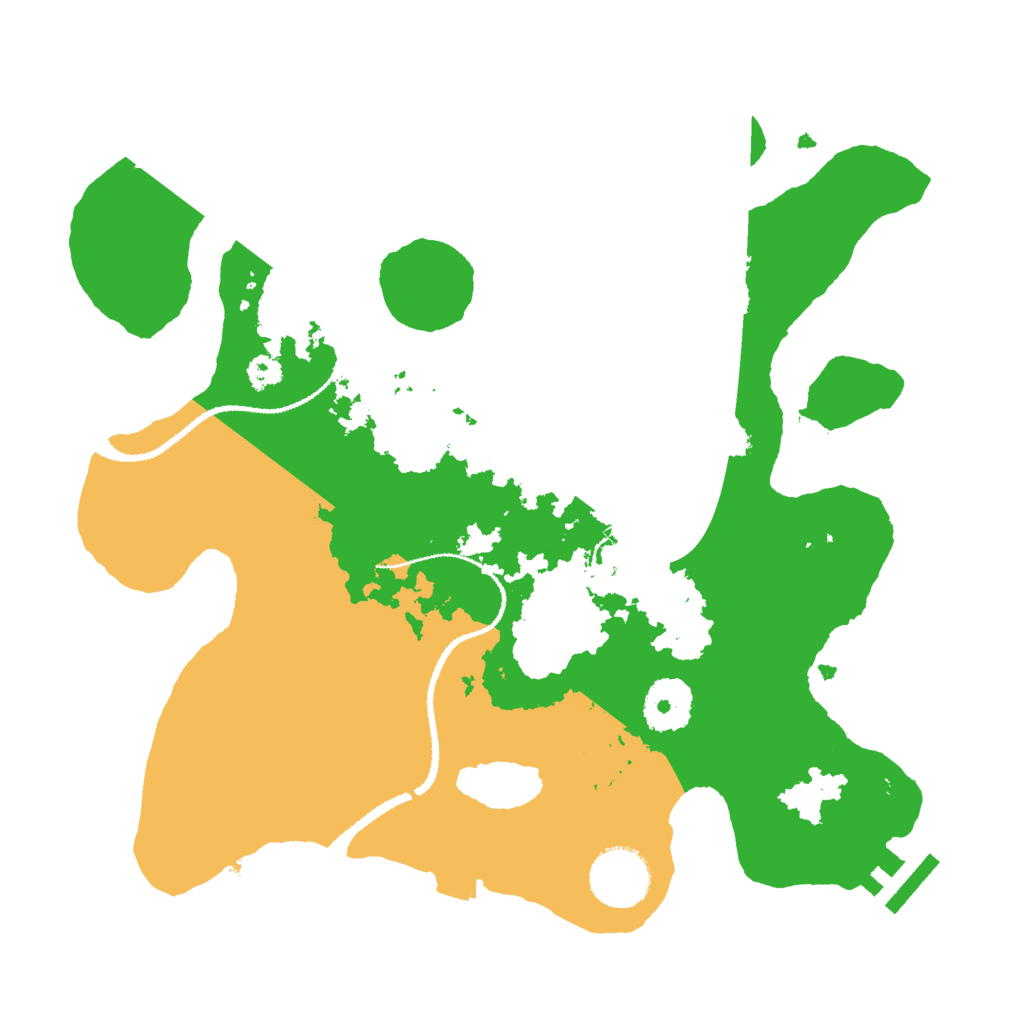 Biome Rust Map: Procedural Map, Size: 3000, Seed: 93345