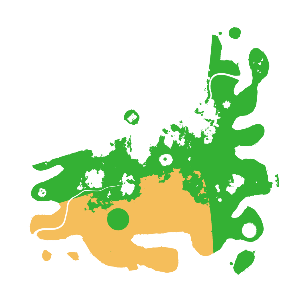 Biome Rust Map: Procedural Map, Size: 3500, Seed: 550429282