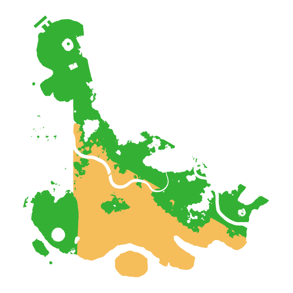 Biome Rust Map: Procedural Map, Size: 3800, Seed: 3333