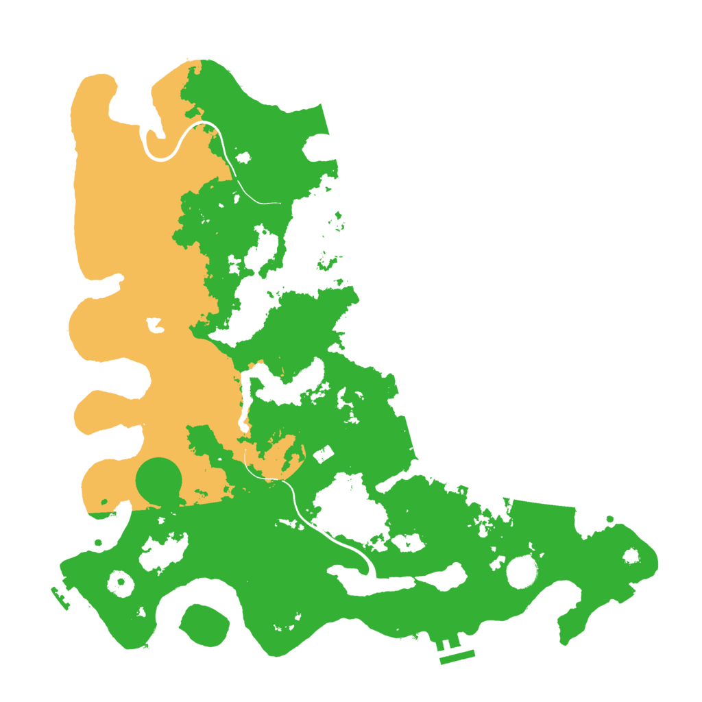 Biome Rust Map: Procedural Map, Size: 4000, Seed: 280659