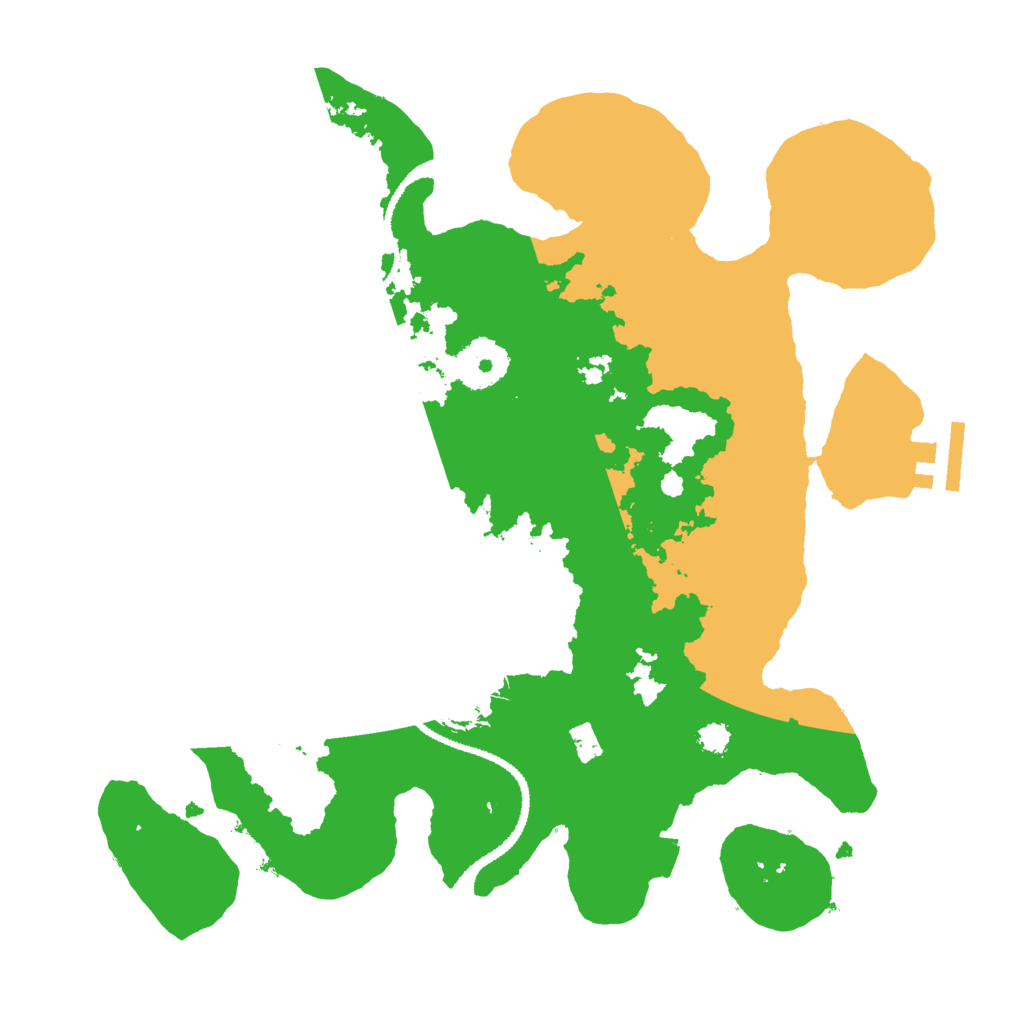 Biome Rust Map: Procedural Map, Size: 3000, Seed: 16772