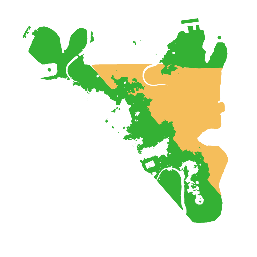 Biome Rust Map: Procedural Map, Size: 3000, Seed: 27756