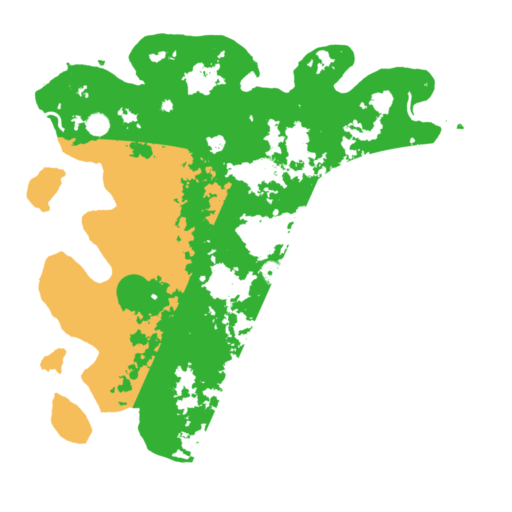 Biome Rust Map: Procedural Map, Size: 3900, Seed: 500500