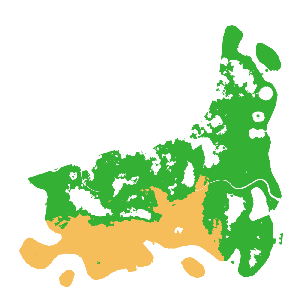 Biome Rust Map: Procedural Map, Size: 4000, Seed: 966685