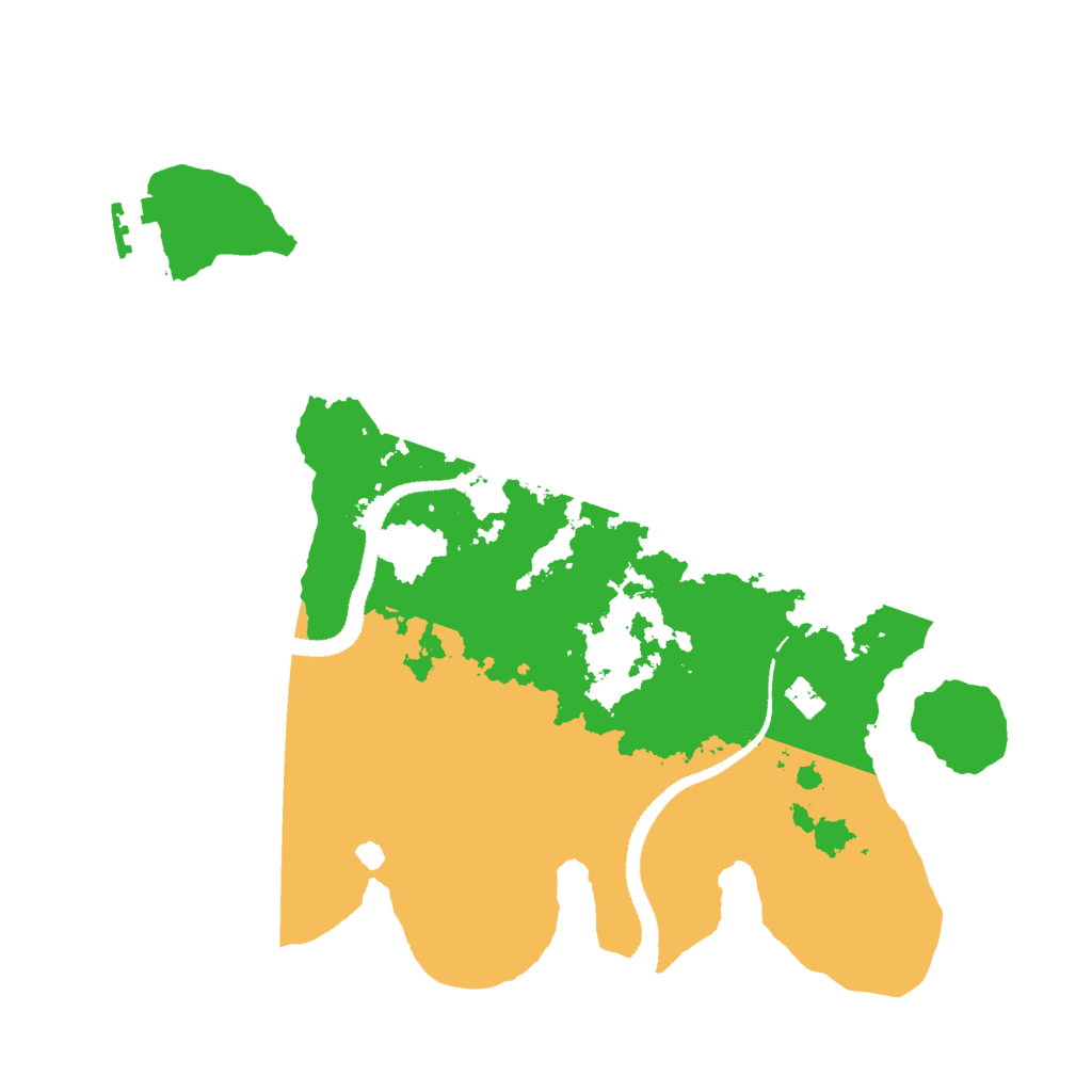 Biome Rust Map: Procedural Map, Size: 3000, Seed: 26829