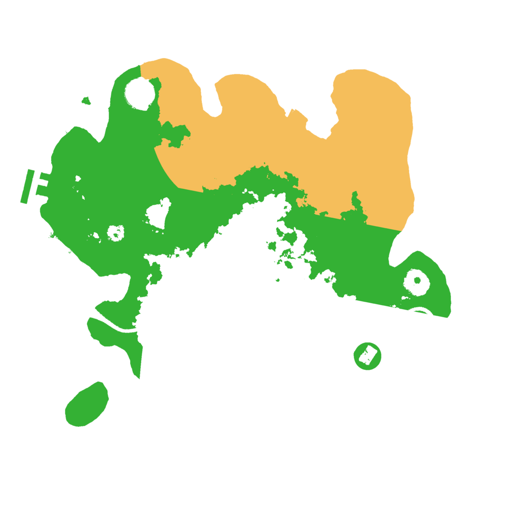 Biome Rust Map: Procedural Map, Size: 3000, Seed: 13456