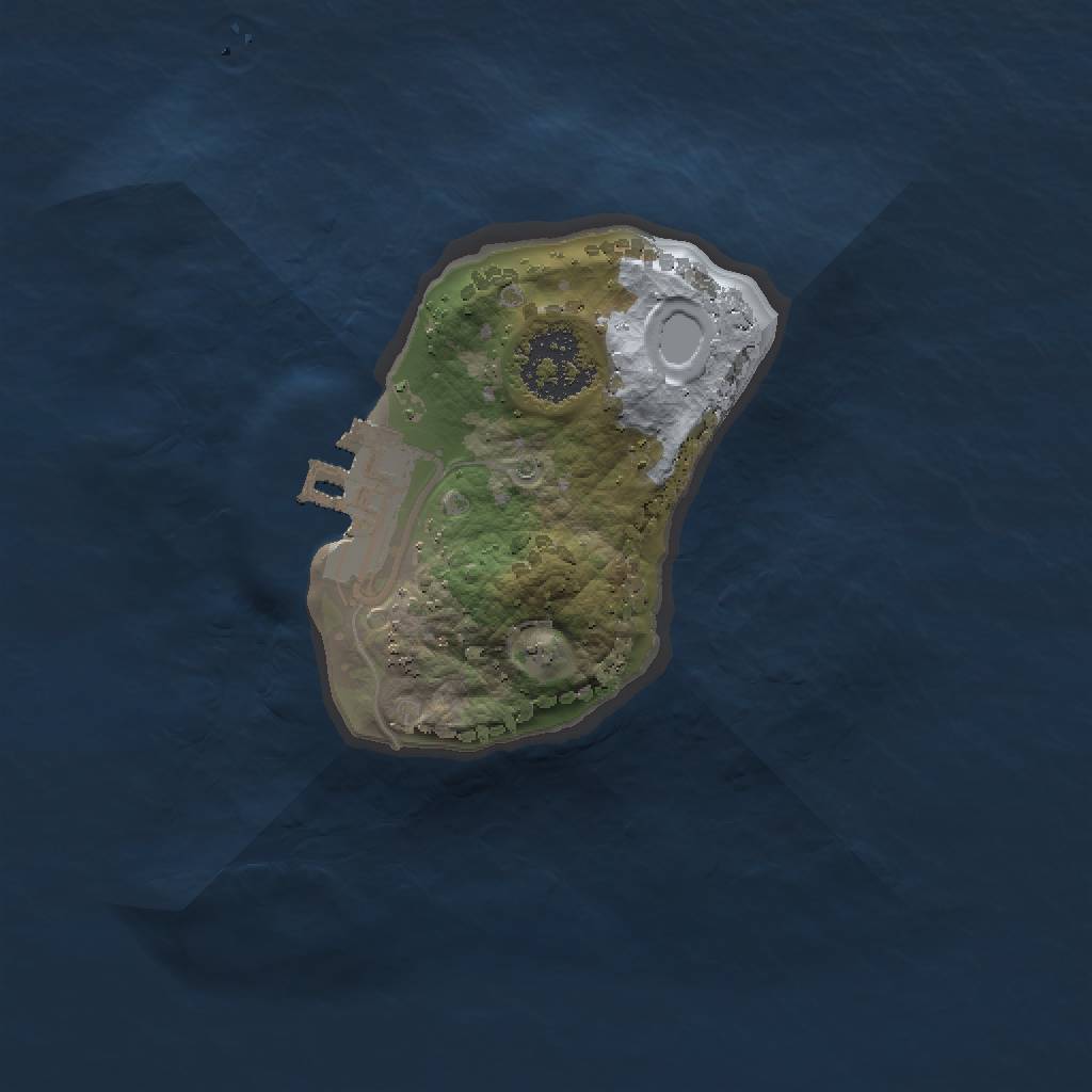 Rust Map: Procedural Map, Size: 1500, Seed: 230, 5 Monuments