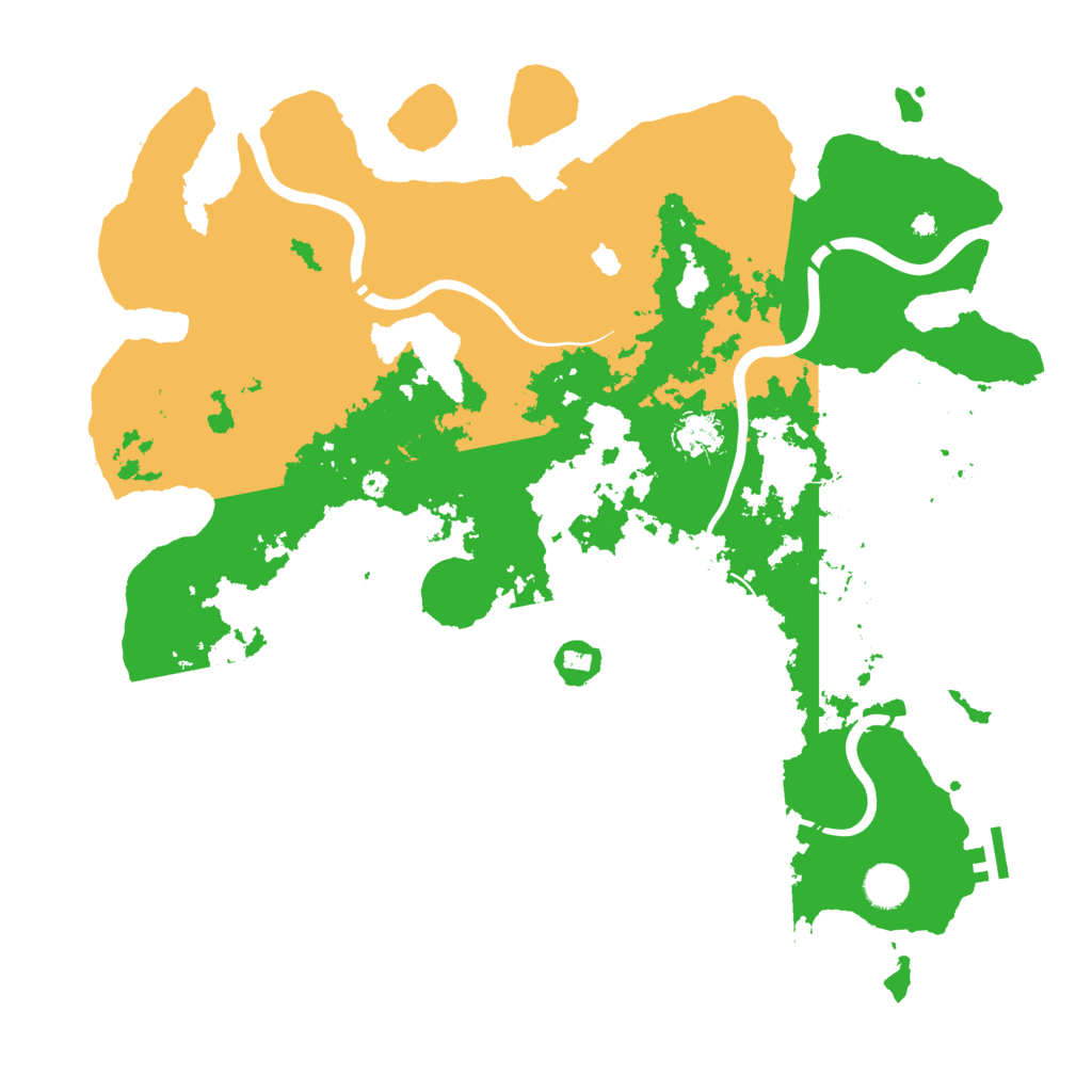 Biome Rust Map: Procedural Map, Size: 4250, Seed: 20394709