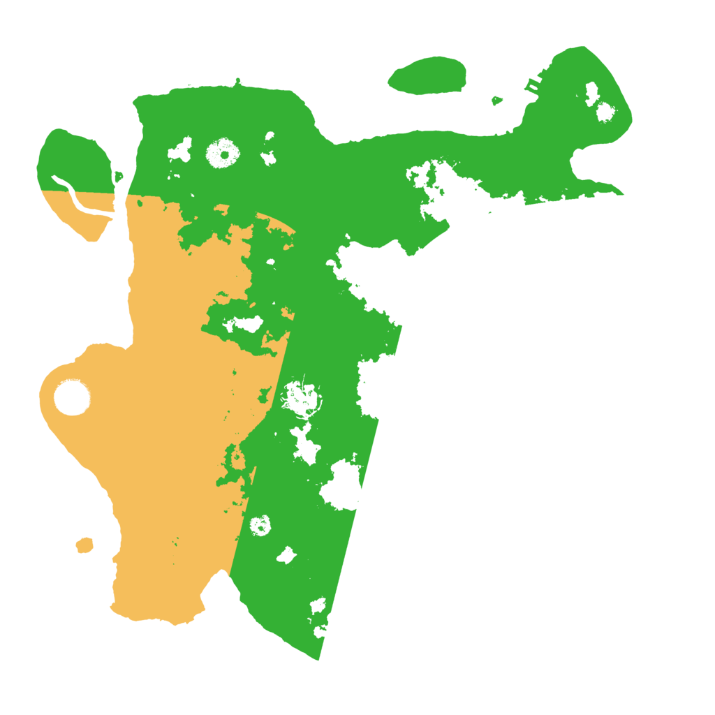 Biome Rust Map: Procedural Map, Size: 3500, Seed: 1783420