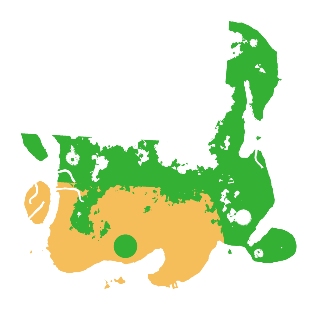 Biome Rust Map: Procedural Map, Size: 3500, Seed: 1016635791