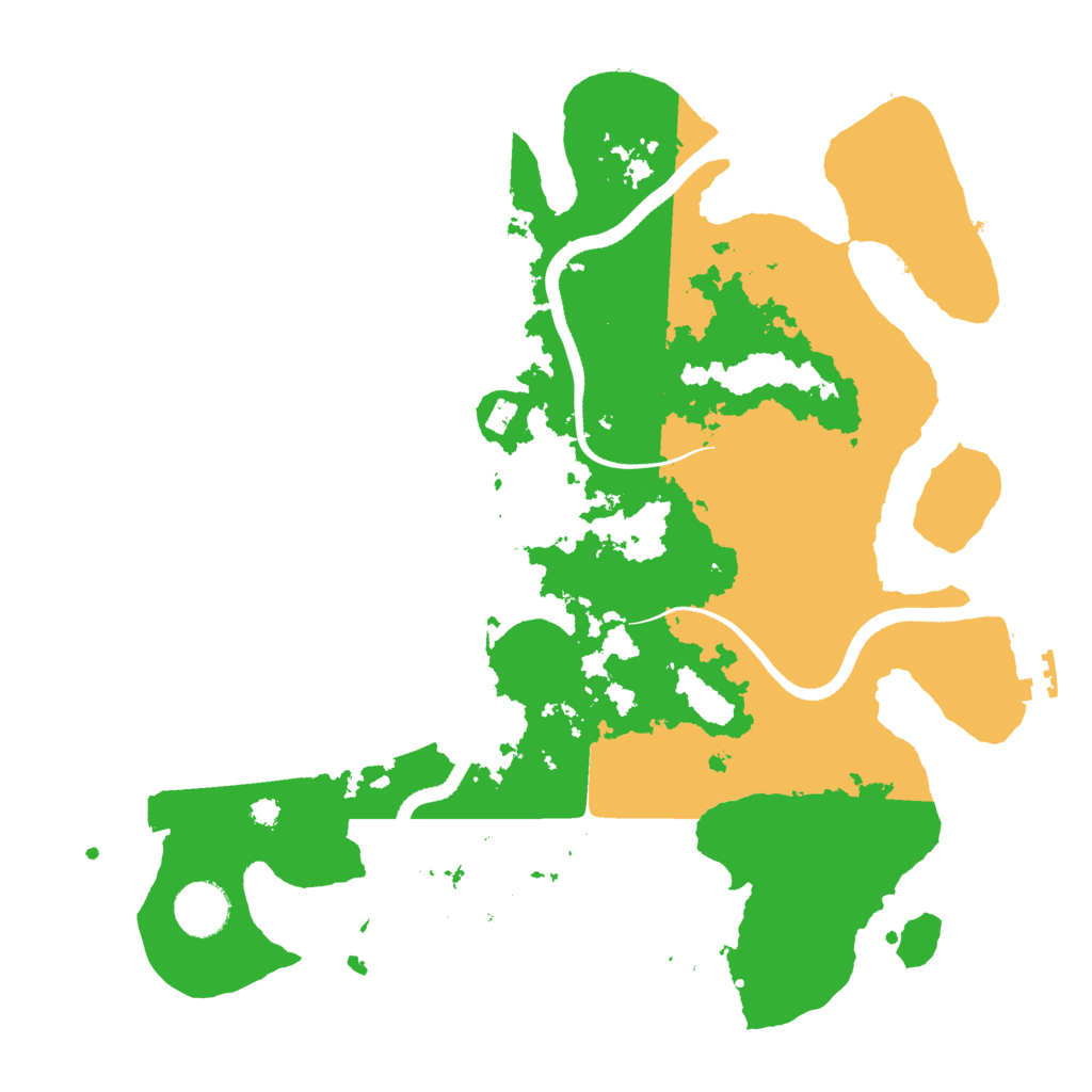 Biome Rust Map: Procedural Map, Size: 3500, Seed: 1148584749