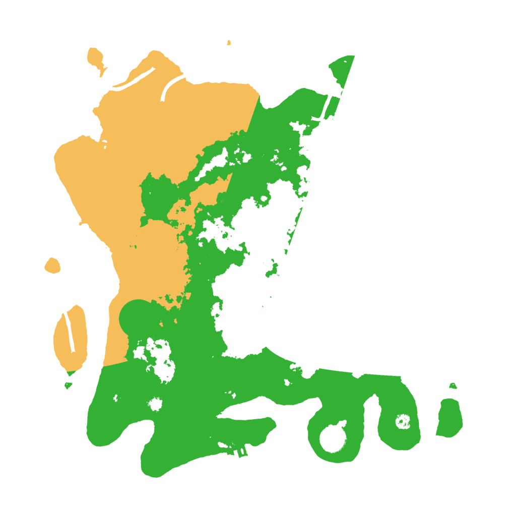 Biome Rust Map: Procedural Map, Size: 3500, Seed: 1134629614