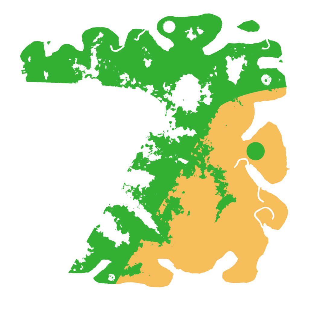 Biome Rust Map: Procedural Map, Size: 4500, Seed: 162151205