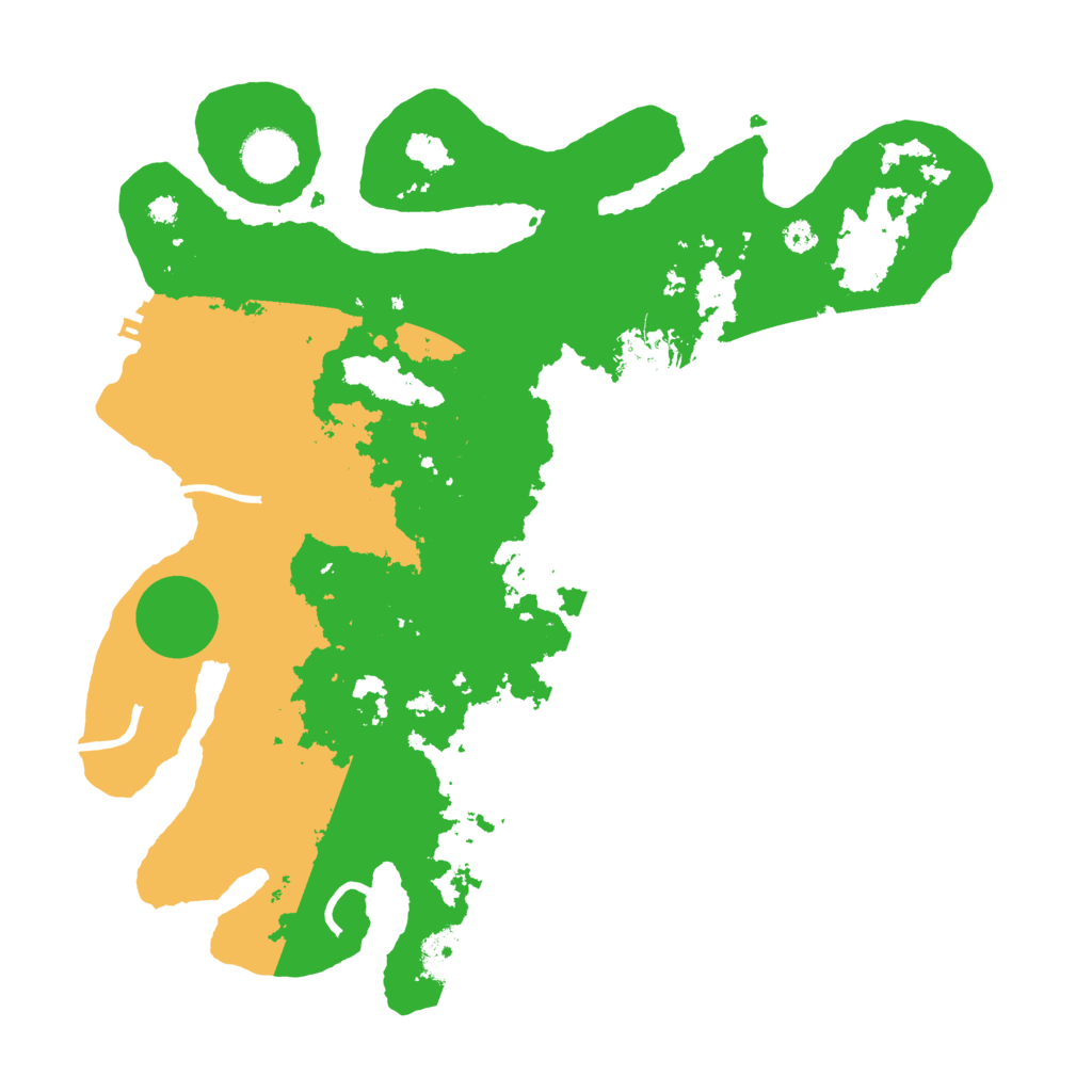 Biome Rust Map: Procedural Map, Size: 3500, Seed: 107254314