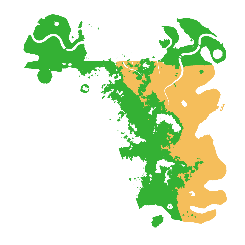 Biome Rust Map: Procedural Map, Size: 4500, Seed: 2062503