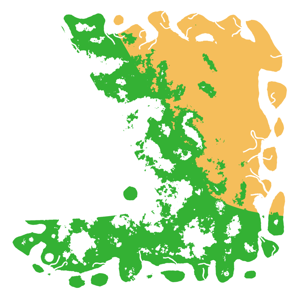 Biome Rust Map: Procedural Map, Size: 6000, Seed: 265245654