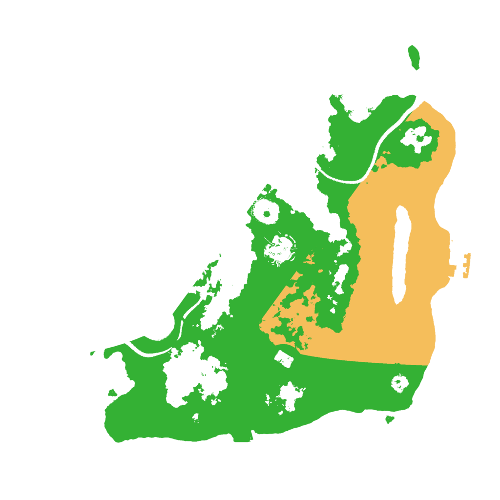 Biome Rust Map: Procedural Map, Size: 3000, Seed: 3238