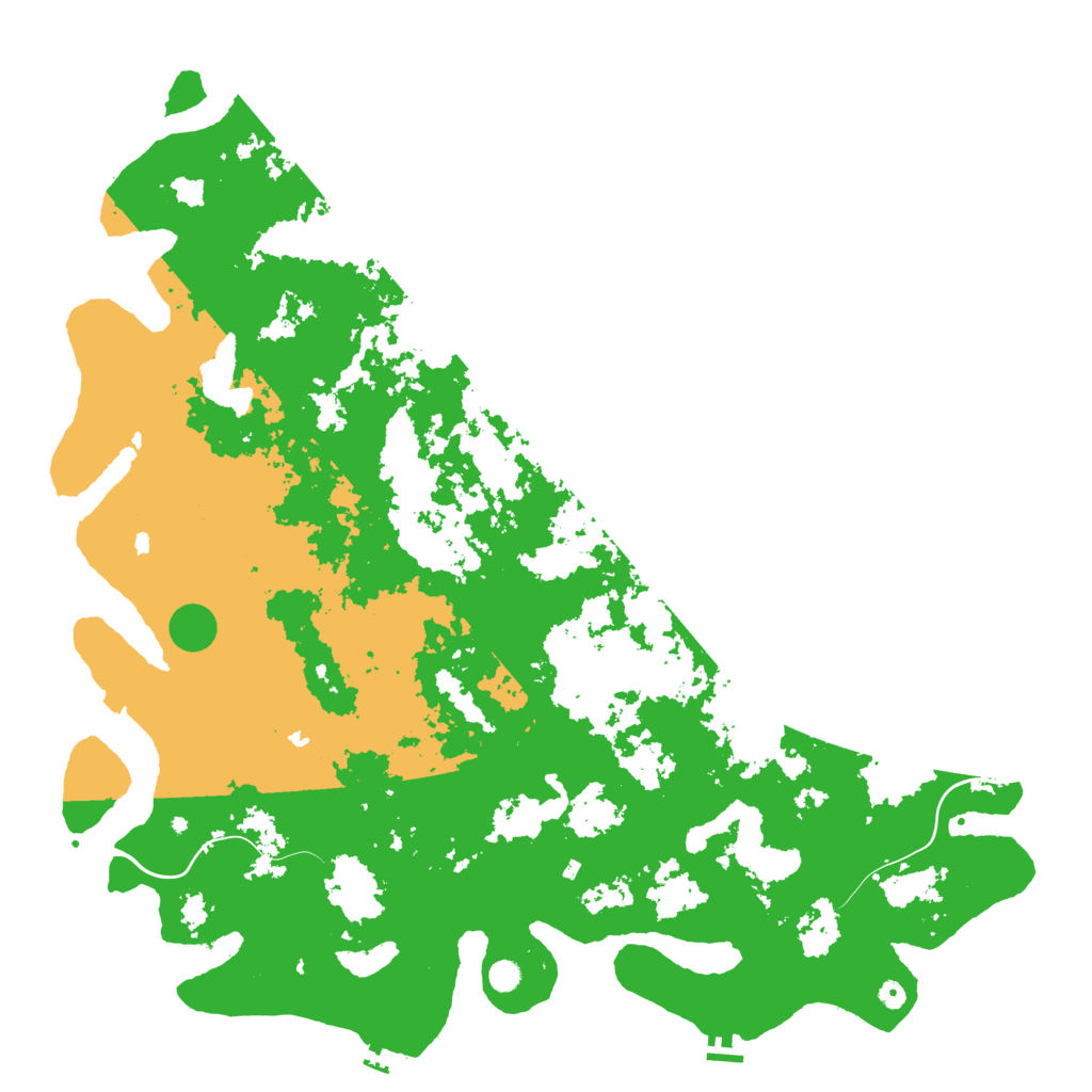 Biome Rust Map: Procedural Map, Size: 6000, Seed: 309689141