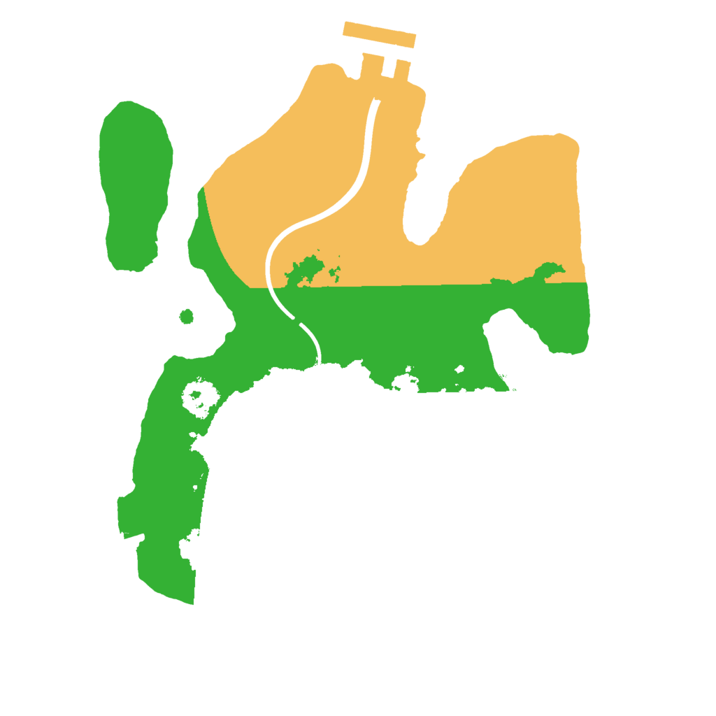 Biome Rust Map: Procedural Map, Size: 2000, Seed: 232456