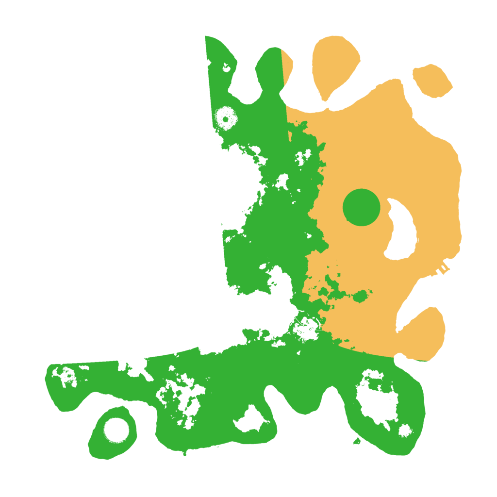 Biome Rust Map: Procedural Map, Size: 3500, Seed: 661798665