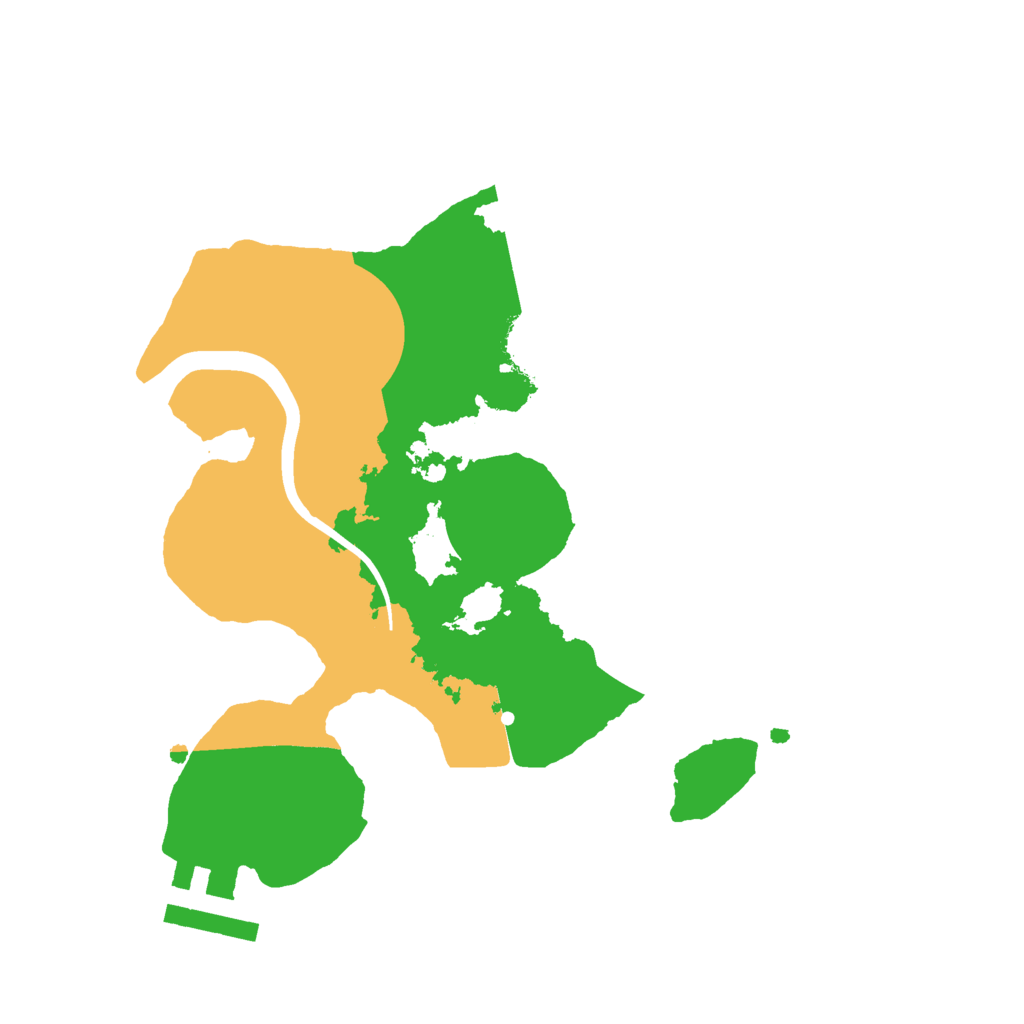 Biome Rust Map: Procedural Map, Size: 2200, Seed: 102